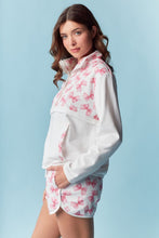 Load image into Gallery viewer, RARERAW French Terry Bow Print Set in Off White/Pink