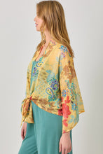 Load image into Gallery viewer, Mystree Print Mix Kimono in Yellow