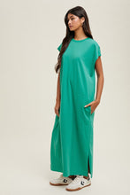 Load image into Gallery viewer, Wishlist OVERSIZED Knit Cotton Maxi Dress in Pistachio