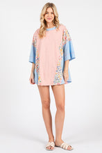Load image into Gallery viewer, Sewn+Seen OVERSIZED Color Block Top in Dusty Pink