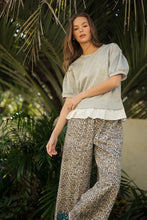 Load image into Gallery viewer, Jodifl Leopard Print Twill Pants in Animal