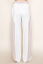 Load image into Gallery viewer, White Birch High Waisted Color Block Scuba Pants in Ivory
