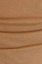 Load image into Gallery viewer, Sunday Edition Wide Neck Off The Shoulder Top in Tan