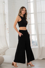 Load image into Gallery viewer, Sew in Love Wide Leg Pants in Black