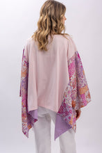 Load image into Gallery viewer, BlueVelvet The Star Upcycled Inspired Poncho Top in Pink