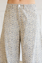 Load image into Gallery viewer, Sunday Edition Animal Print Barrel Pants in Taupe-Grey Animal