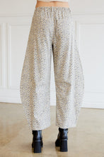 Load image into Gallery viewer, Sunday Edition Animal Print Barrel Pants in Taupe-Grey Animal