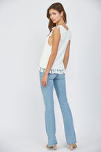 Load image into Gallery viewer, FATE Tassel Detailed Knit Sweater in White