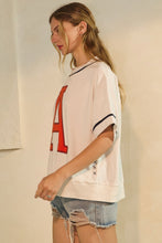 Load image into Gallery viewer, Oddi OVERSIZED Game Day Sweatshirt in White Navy