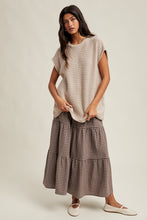 Load image into Gallery viewer, Wishlist Solid Color Knit Sleeveless Sweater in Champagne
