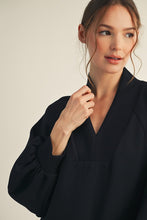 Load image into Gallery viewer, Jodifl Scuba Knit Top in Black