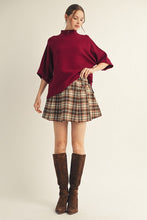 Load image into Gallery viewer, Jodifl Soft Knit Sweater Top in Burgundy