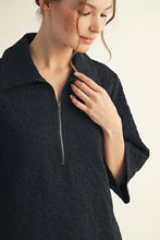 Load image into Gallery viewer, Jodifl Floral Jacquard Mini Dress in Black