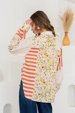 Load image into Gallery viewer, Sew in Love Mix n Match Print Relaxed Fit Top in Ivory/Rust