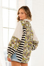 Load image into Gallery viewer, Sew in Love Mix n Match Print Relaxed Fit Top in Olive/Black