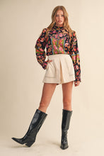 Load image into Gallery viewer, &merci Exclusive Floral Print Top in Black Multi Floral