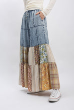 Load image into Gallery viewer, BlueVelvet Mix N Match Tiered Wide Leg Pants in Denim