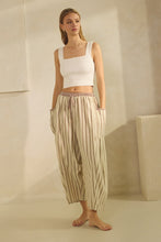 Load image into Gallery viewer, Oddi Textured Cropped Pants in Mocha