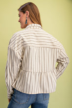 Load image into Gallery viewer, GiGio Printed Corduroy Jacket in Ivory Mix