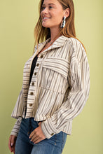 Load image into Gallery viewer, GiGio Printed Corduroy Jacket in Ivory Mix