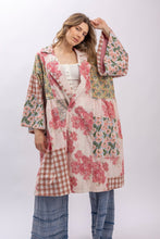 Load image into Gallery viewer, BlueVelvet Multi Print Mixed Patchwork Jacket in Pink