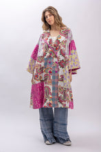 Load image into Gallery viewer, BlueVelvet Multi Print Mixed Patchwork Jacket in Magenta Multi