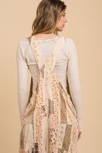 Load image into Gallery viewer, BlueVelvet Mixed Patchwork Print Overalls in Natural Multi