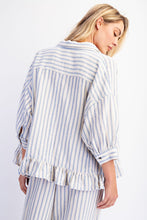 Load image into Gallery viewer, Cotierra Bailey Stripe Top in Denim/Natural