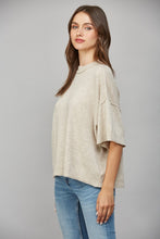 Load image into Gallery viewer, FATE Solid Color OVERSIZED Cashmere Blend Sweater in Oatmeal