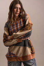 Load image into Gallery viewer, BlueVelvet Patchwork Oversized Top in Multi