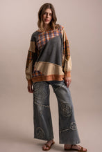Load image into Gallery viewer, BlueVelvet Patchwork Oversized Top in Multi