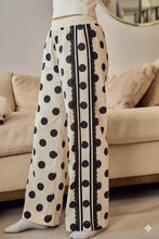 Load image into Gallery viewer, LovLov Polka Dot Lace Trimmed Pants in Ivory