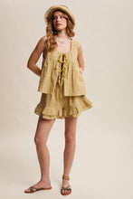 Load image into Gallery viewer, Listicle Embroidered Tiered Ruffle Set in Willow Green