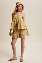 Load image into Gallery viewer, Listicle Embroidered Tiered Ruffle Set in Willow Green
