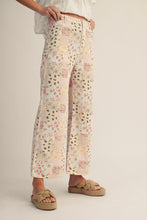 Load image into Gallery viewer, LovLov Vintage Pastel Floral Patchwork Wide Leg Pants in Floral ON ORDER