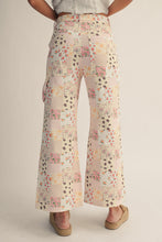 Load image into Gallery viewer, LovLov Vintage Pastel Floral Patchwork Wide Leg Pants in Floral ON ORDER
