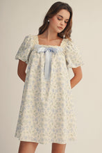 Load image into Gallery viewer, LovLov Blue Ribbon Meadow Bloom Dress in Floral