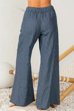 Load image into Gallery viewer, Sew in Love Wide Leg Striped Pants in Navy