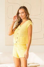 Load image into Gallery viewer, Sew in Love Yellow Sweater Knit Set
