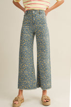 Load image into Gallery viewer, LovLov Whimsical Contemporary Speckled Pattern Pants in Denim Blue
