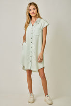 Load image into Gallery viewer, Mystree Tencel Dress in Ice Blue
