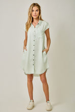 Load image into Gallery viewer, Mystree Tencel Dress in Ice Blue