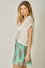 Load image into Gallery viewer, Mystree 3D Floral Crochet Cardigan in White