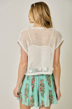 Load image into Gallery viewer, Mystree 3D Floral Crochet Cardigan in White