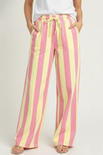 Load image into Gallery viewer, LovLov Stripe Daydream In The Pants in Pink/Lemon
