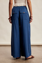 Load image into Gallery viewer, Listicle Wide Leg Pleated Pants in Denim Blue