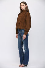 Load image into Gallery viewer, FATE Solid Color Bomber Jacket in Dark Brown