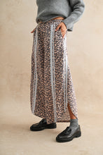 Load image into Gallery viewer, LovLov Leopard Print and Lace Detailed Tulip Pants in Leopard