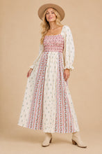 Load image into Gallery viewer, J.nna Mixed Multi Floral Maxi Dress in Red Multi