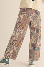 Load image into Gallery viewer, LovLov Vintage Tapestry Patchwork Print Barrel Pants in Multi